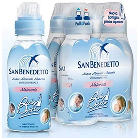 San Benedetto Baby Squeezable Acqua Naturale da Italia 3x4er Pack 12x 250ml