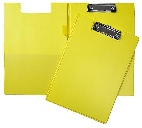 Janrax PVC hopvikbar urklipp A4 NEONGULT