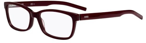 Hugo Boss Hg 1016 LHF/16 BURGUNDY Eyewear Women's Acetate, Standard, 53