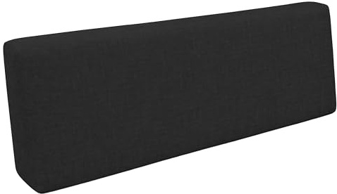 POKAR Palettenkissen Palettenauflagen mit abnehmbarem Bezug Palettenauflage Palettenmöbel Palettensofa, Rückenlehne 120x40, Anthrazit