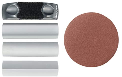kwb Hand Sanding Block for 125 mm, Including Various Profile Attachments and One Sanding Disc (K150)