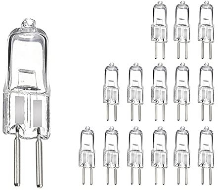 15pcs G5.3 24V 20W / 35W / 50W / 70W / 100W / 150W / 150W / 150W ampoules d'halogènes Longues Longue Longue Capsule Lampes Lampes Blanc chaud Blanc Clear Ampoules Ampoules d'éclairage intérieur-G5.3