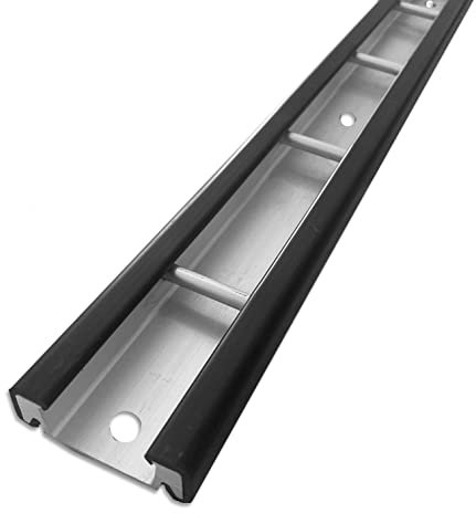 Trupa Riel de amarre de aluminio con goma, 3000 mm (3 m)