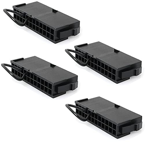 SQXBK 24-Pin ATX PSU Jumper Bridge 4PCS 24pin ATX Netzteil Jumper Bridge Tool PSU Test Starter