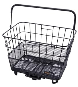 Atranvelo AtranVelo Unisex – Erwachsene Bring M AVS Vorderradkorb, Schwarz, 28 x 30 x 31 cm
