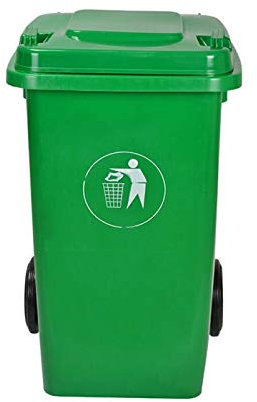 FFNUM Poubelle/Corbeille Épaissir la Corbeille extérieure Peut pédaler avec Couverture Collective en Plastique médical de Grande capacité Poubelle d'intérieur/Poubelle de Cuisine (Size : 100L)