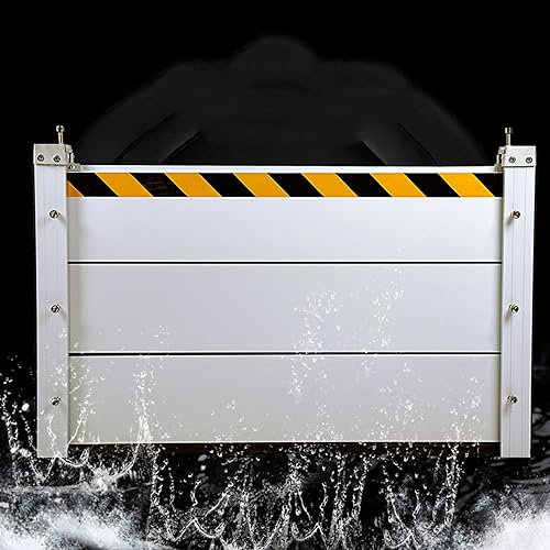 AAMNA Hochwasserschutz-Kellerfenster, Hochwasserschutz, Aluminiumlegierungsmaterial, Gute Abdichtung, geeignet für Einfahrt, Tür, Straße usw.