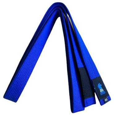 OSS Combat Sports BJJ Belt - Brazilian Jiu Jitsu Belt - Jujitsu Belt - IBJJF Approved - Limited Edition (Blue, A3)