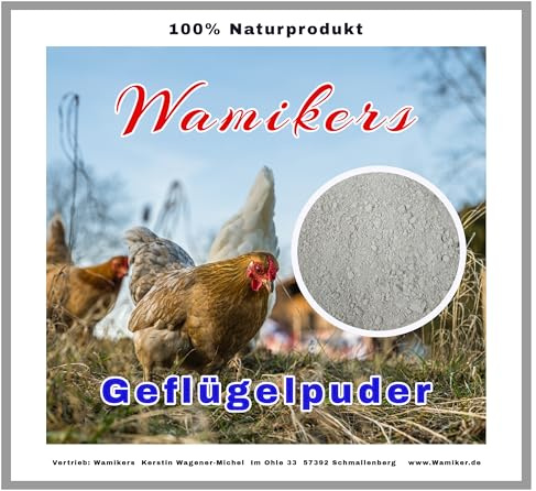 Geflügeleinstreu 25 kg, Badesand aus Diabas Urgesteinsmehl für Hühner, Tauben & Geflügel, Naturprodukt zur Feder- & Stallpflege, aktiver Schutz vor Parasiten und Milben