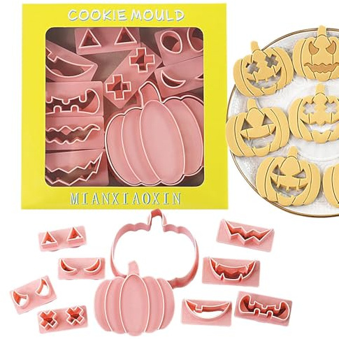 10PC emporte piece halloween citrouille, Citrouille Emporte Pièce Patisserie Moule, Halloween Cookie Cutters,emporte piece halloween, Citrouille Emporte Pièces, Emporte Pièce Enfant