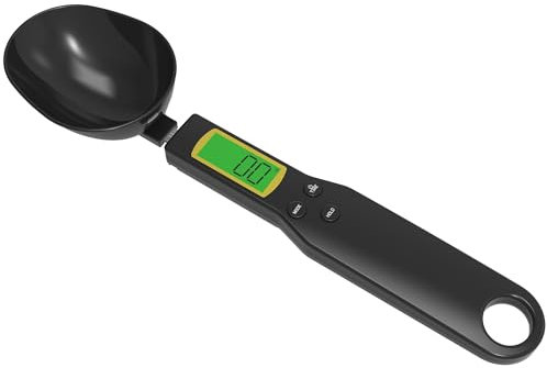 Báscula de cuchara 1-500g 0,1g cuchara medidora digital precisa cuchara de pesaje báscula fina precisa con báscula de cocina con pantalla