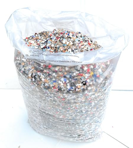 coriandoli in sacco circa 7-8 kg economico coriandolo, immagine con contenuto del sacco variabile peso variabile dal produttore con confezione in cartone x il trasporto peso complessivo circa 9 kg