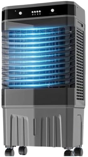 GWFBLID Condizionatore Portatile Senza Tubo Raffreddatore d'Aria Silenzioso con Night Mode 3 modalità Ventilatore Aria Fredda 12H Timer Climatizzatore 50L Oscillazione120° Climatizzatore Portatile