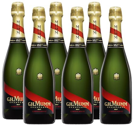 Champagne G.H. MUMM Cordon Rouge Brut - 12,5%, 75 cl (Lot de 6)