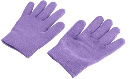 OFFIGAM Feuchtigkeitsspendende und Feuchtigkeitsspendendem Gel für Erwachsene Gel Handschuhe Baumwollaußenschicht mit Ätherischen Ölen für Geschmeidige Hände an Weihnachten