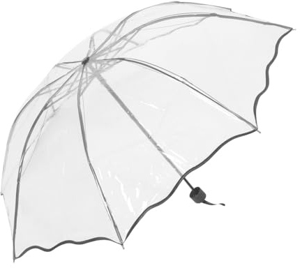 CLISPEED Parapluie Pliant De Voyage Pour Soleil Et Pluie Léger Et Compact Pour Camping Courses