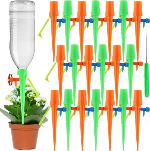 BARAKYEG Automatische Bewässerung Garten,Bewässerungssystem set,20mm-25mm Einstellbar Bewässerungsgeräte für Garten Balkon Pflanzen Bewässerung Blumen Kübelpflanzen,Gewächshäuser und Urlaub