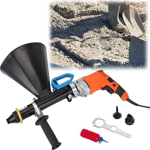 Elektrisk fogpistol - Rostfritt stålbruk och fogbruk med 2 munstycken för cement, spackel och tätningsmedel - Precision och effektivitet