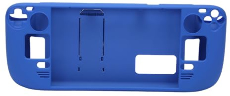 ZJchao Skin Stream Clear [2024 Upgrade]Kickstand Case for Steam Deck - Full, Ergonomic Design, Hands- Stand - Compatible with Steam Deck Accessories (Blue #17)