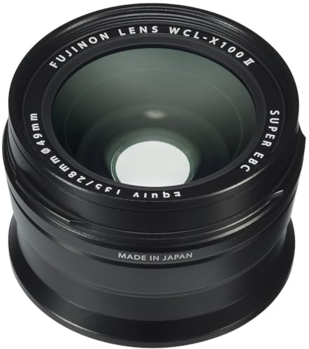 Fujifilm Fujinon Wide Conversion Lens for X100 Series Camera, Black (WCL-X100 B II)