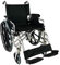 Mobiclinic®, Fauteuil roulant pliable, Léger, Système sous trottoir, Frein de stationnement, Modèle ópera, Aluminium, Roulettes solides, Accoudoirs pliants, Repose-pieds amovibles, Ergonomique