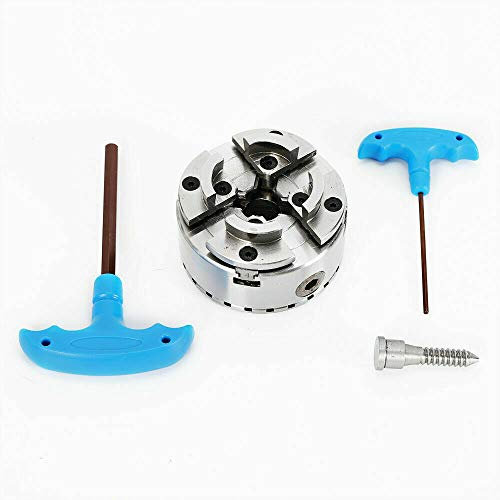 OUKANING 1x Spannfutter Drechselbank m33 Selbstzentrierendes Backenfutter Drechsel Futter Drehbankfutter Drechselfutter für Drehmaschine