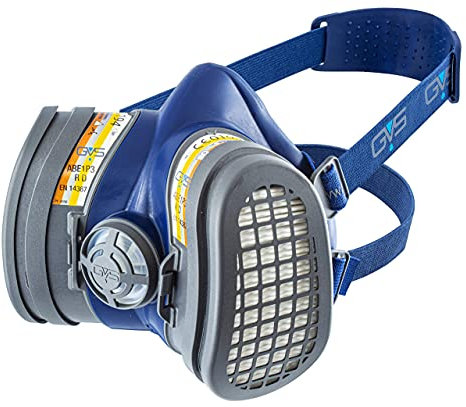 GVS SPR580 Maschera Elipse con filtri sostituibili ABE1P3 per Gas Organici, Inorganici e Polveri, S/M