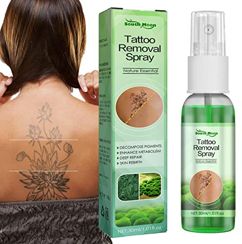 Baogao 2 PCS Spray per rimozione Tatuaggi | Spray Permanente per la rimozione del Tatuaggio - Crema Permanente per la rimozione dei Tatuaggi Senza Lasciare cicatrici, rimuove efficacemente i Tatuaggi
