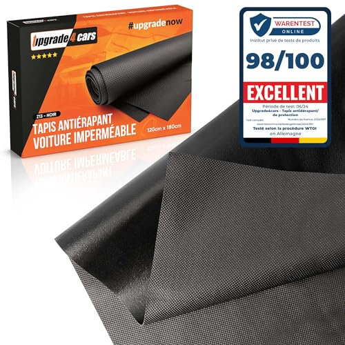 Upgrade4cars Antirutschmatte Zuschneidbar & Wasserdicht | Auto Kofferraummatte 120 x 180 cm Kofferraumwanne | rutschfeste Unterlage Kofferraum Schutzmatte