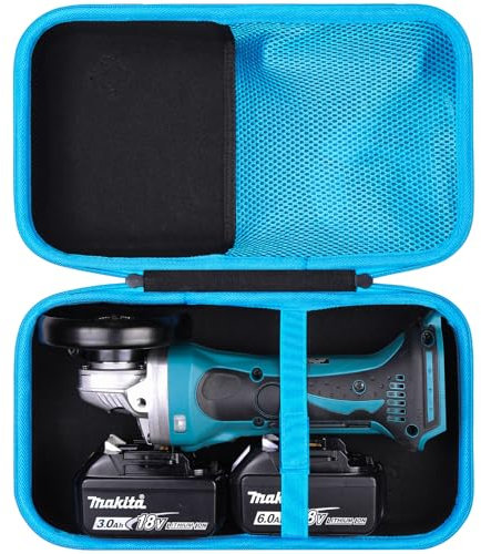 Khanka Hard Tool Case Replacement for Makita DGA511Z/ DGA504Z/DGA513Z 18V Li-Ion LXT Brushless Angle Grinder,Storage Cover for Makita Cordless Grinder(Case Only)