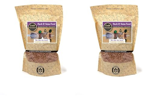 Cotswold Granaries Duck & Swan Food, All-Natural Floating Mix with Vitamins for Waterfowl, 700g (Pack of 2)