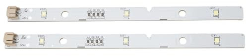 BagLEv 2 tiras de luz LED para refrigerador Ro*ngshe*ng/His*en*se MDDZ-162A 1629348 Pieza de reparación de tira de lámpara de refrigerador