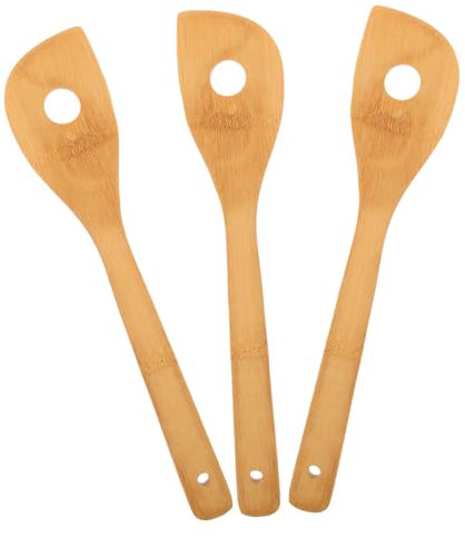 GRIRIW 3piezas Batidor De Madera Para Huevos Cucharas Mezcladoras De Madera Varilla Para Remover Huevos Unidades Para Cocina y Hogar