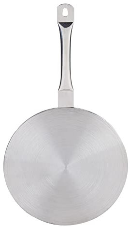 Placa de inducción de 22 cm, convertidor de difusor de calor de acero inoxidable para accesorios de cocina de inducción eléctrica de gas