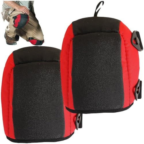 Generic Non-slip Work Knee Pads for Men Women with Thick Soft Foam Padding, Strong Straps and with Easy-fix Clips, Perfect Flooring Knee Pads for Gardening