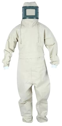 ＡＷＨＡＯ Sandstrahlanzug, Arbeitsoverall, Leichter Sprühlackanzug, Sandstrahlkleidung, Schutzkleidung für Die Arbeit