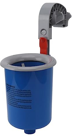 Jeffergarden Skimmer de Superficie de Montaje en Pared, Skimmer Automático de Superficie de Piscina de Plástico, de Piscina sobre el Suelo para Limpieza de Piscinas, Azul
