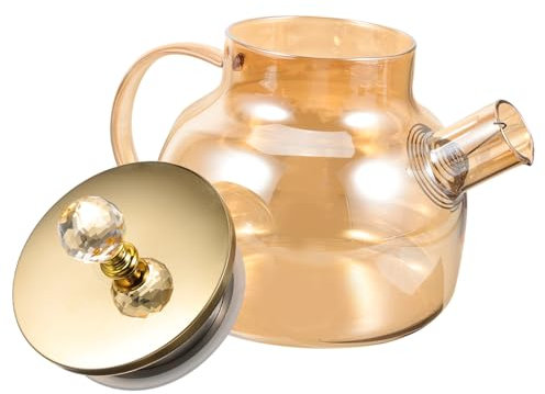 Cabilock Théières Infuseur Pichet En Verre Grand Distributeur Deau Portable 1l Récipient De Boisson De Cuisine Robuste Pour Un Usage Quotidien