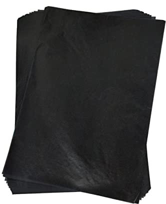 jojofuny 100stücke Transparentpapier Schwarz Kohlepapier Transferierend Graphit-kohlepapier Kohlenstoffbeschichtet Malpapier mit Beschichtung Bastelpapier
