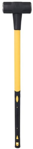 PERRY Professional Sledge Hammer 10lb 4.5kg - Fibreglass Handle with Rubber Grip
