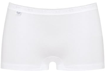 Sloggi Damen Unterhose Basic+ Short, 38, Weiß