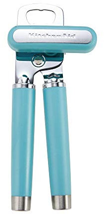 KitchenAid Gourmet Multifunction Can Opener/Bottle Opener, 8.36-Inch, Aqua Sky