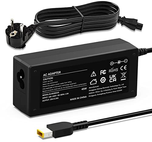 45W Laptop Ladekabel Netzteil Kompatibel Mit Lenovo Thinkpad USB Ladegerät | Kompatibel Mit Lenovo Thinkpad G50 Z50 V110 V130 V330 T440 T450 T460 T470 ADLX45NCC3A ADLX45DLC3A ADLX45NDC3A