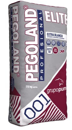 CEMENTO COLA PEGOLAND PROFESIONAL FLEX ELITE C2 BLANCO SACO 20 KG