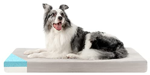 ZENAPOKI Hundebett Grosse Hunde - L - Orthopädisches Hundekissen für Hunde, Gut die Gelenke - Waschbar Abnehmbare Bezug, 86x60x9cm