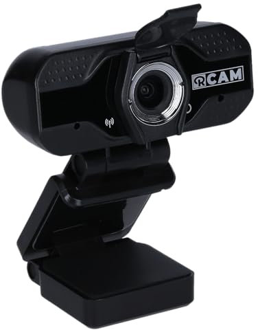 Rollei R-Cam 100, hochauflösende Web-Kamera mit Full-HD 1080p / 30fps mit Objektivabdeckung