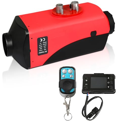 Einfeben 8KW Air Standheizung,12V Parkplatz Diesel Luftheizung,Kraftstoff Auto Standheizung,Air Diesel Heizung, Lufterhitzer mit Fernbedienung LCD Schalter für RV, Boote, LKW, Wohnmobil Anhänger