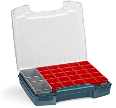 Sortierbox klein Schrauben | i-BOXX professional blau mit Insetbox A3 | Ideal für i-BOXX RACK & LS-BOXX | Ideale Aufbewahrungsbox Schrauben leer