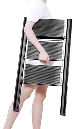 Dachbodentreppe mit Handlauf 2M-3.8M Fernbedienung Decke klappbare Teleskopleiterluke angepasst
