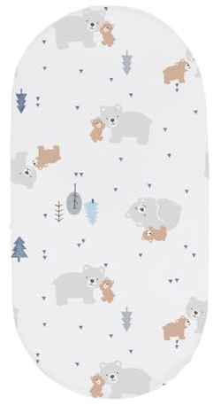 Uposao Babybett Bettlaken Spannbettlaken Baumwolle Laufgitter Matratzenschoner Stubenwagen Baby Spannbetttuch Bezug Kinderwagen Matratzenbezug für Neugeborenes